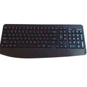 Jelly Comb KS65 Wireless Keyboard Slim Compact 2.4GHz USB Receiver Quiet Keys